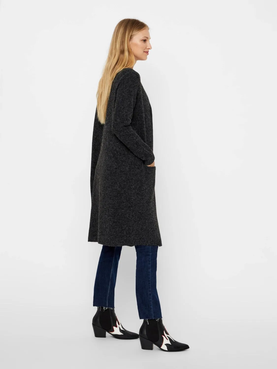 10215434 VMdoffy LS Long Open Cardigan