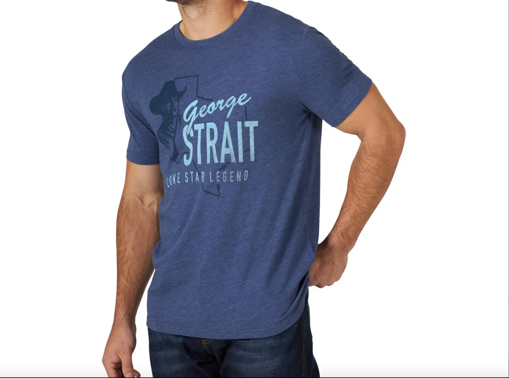 112320117 - Wrangler George Strait Tee