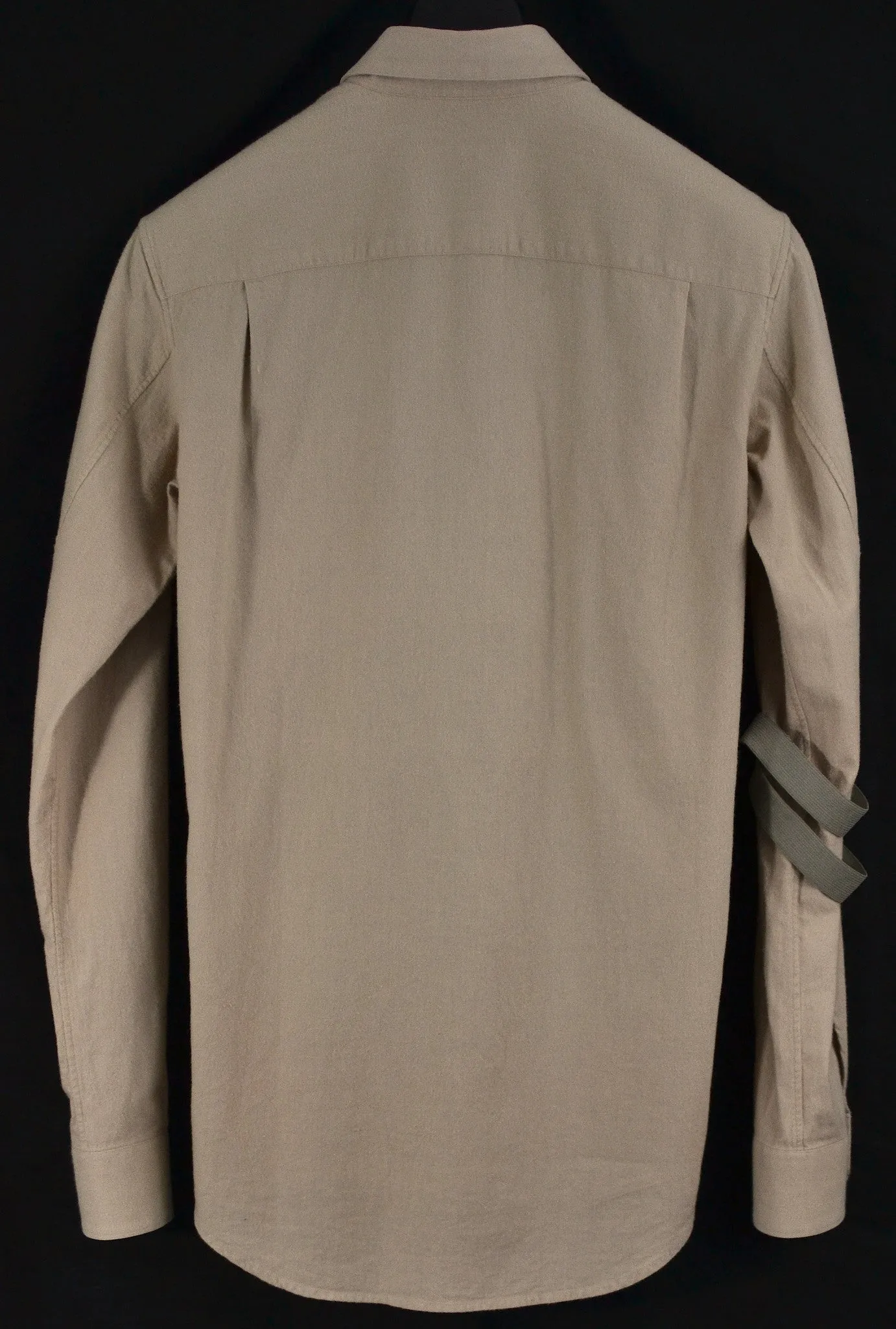 2003 Brushed Cotton Classic Shirt with Bondage Elbow Strap (Camel)