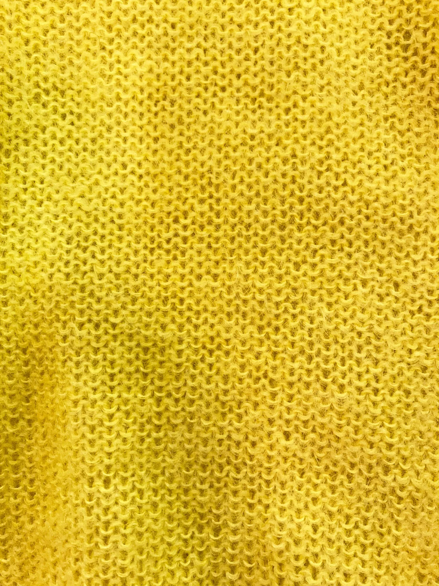 aa milano by Alessandro Dell'acqua yellow mohair turtleneck jumper