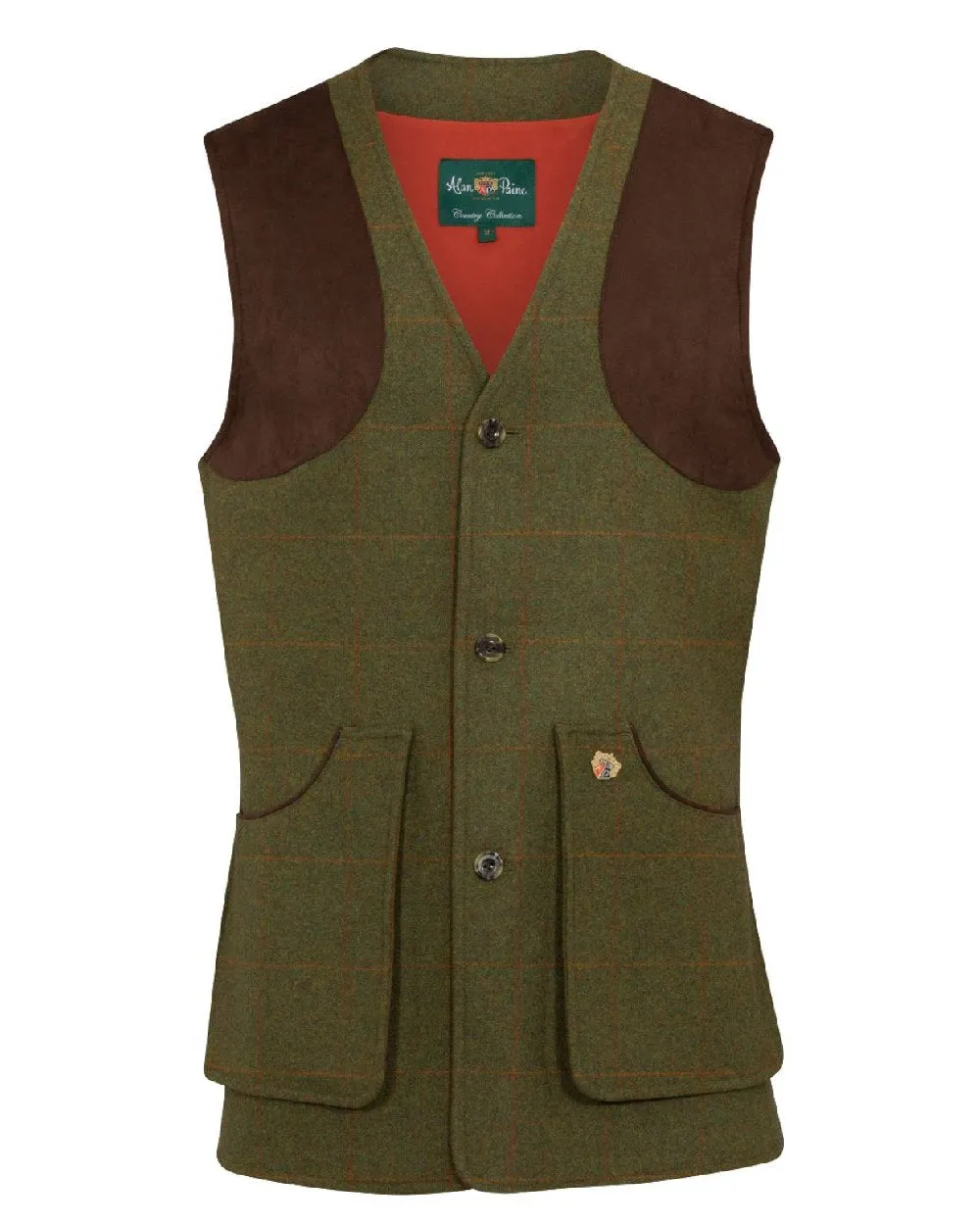 Alan Paine Combrook Tweed Shooting Waistcoat