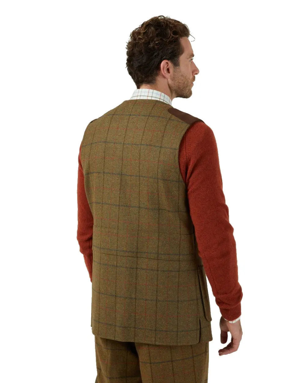 Alan Paine Combrook Tweed Shooting Waistcoat