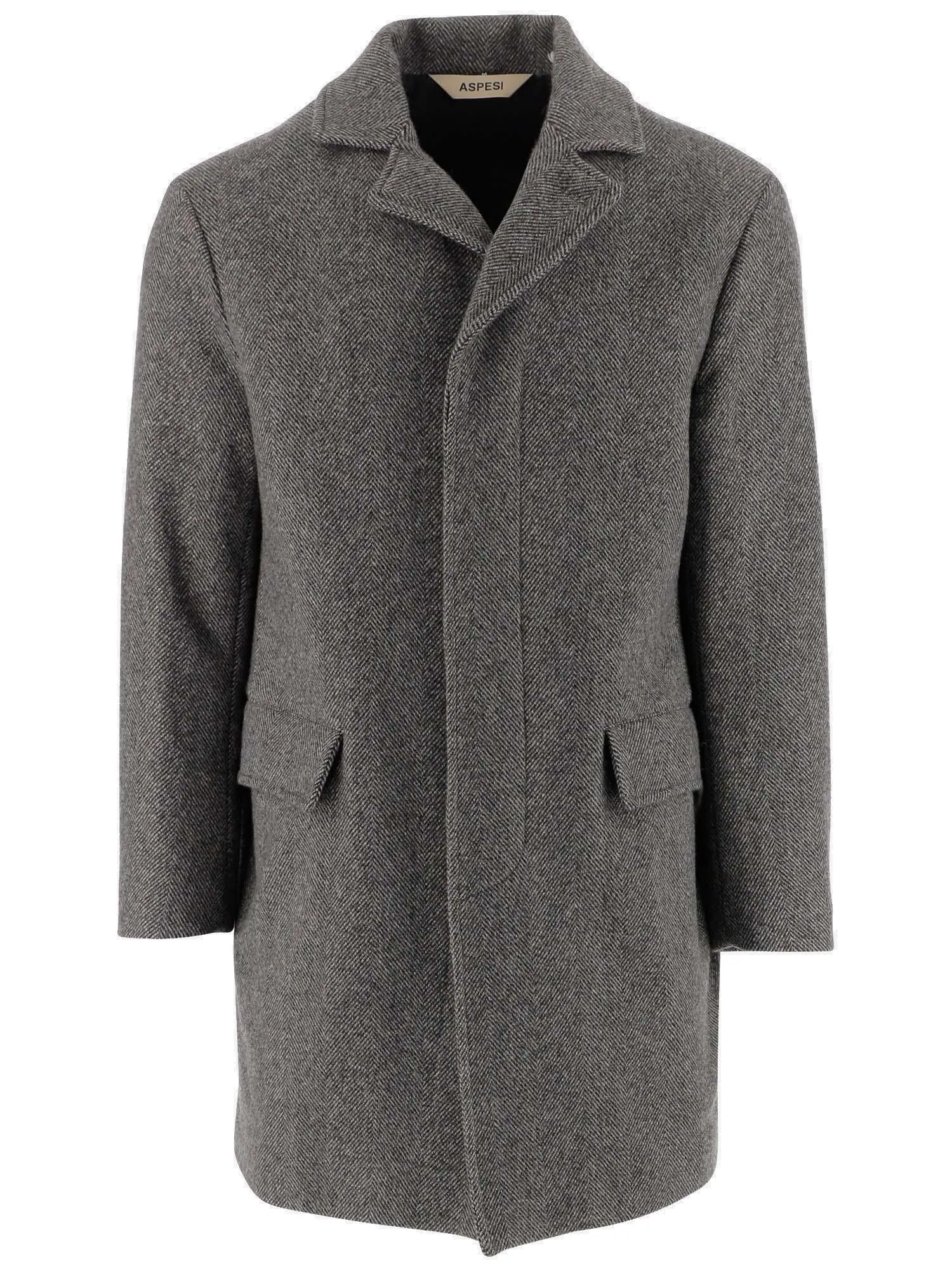 Aspesi Concealed Long-Sleeved Coat