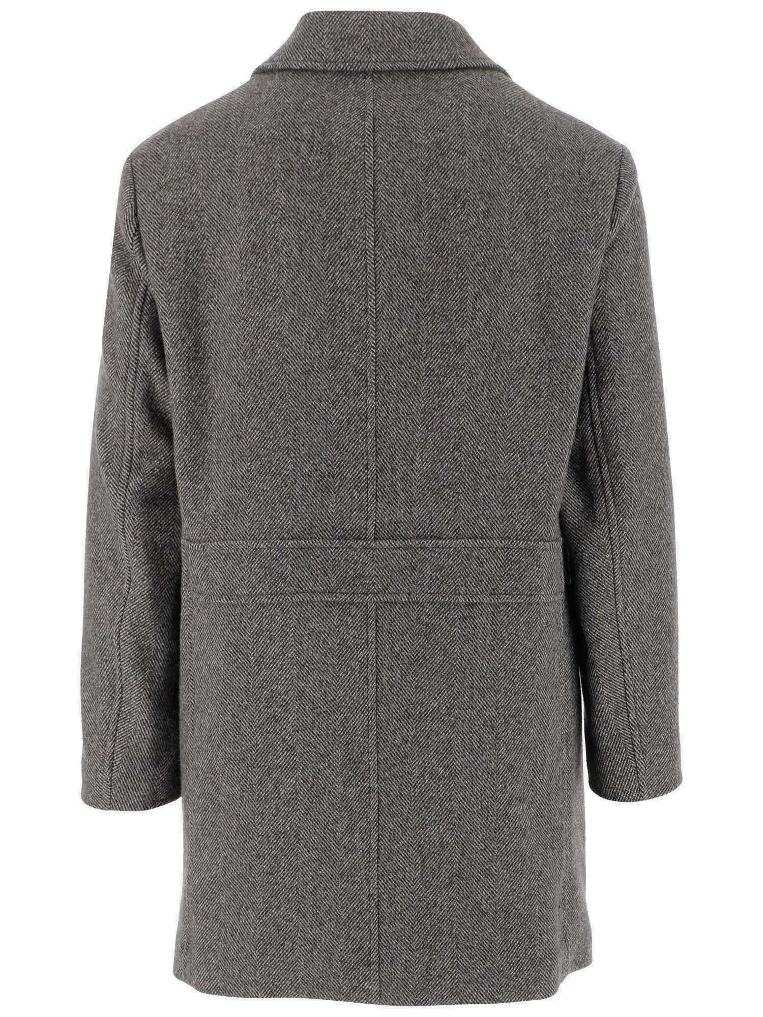 Aspesi Concealed Long-Sleeved Coat