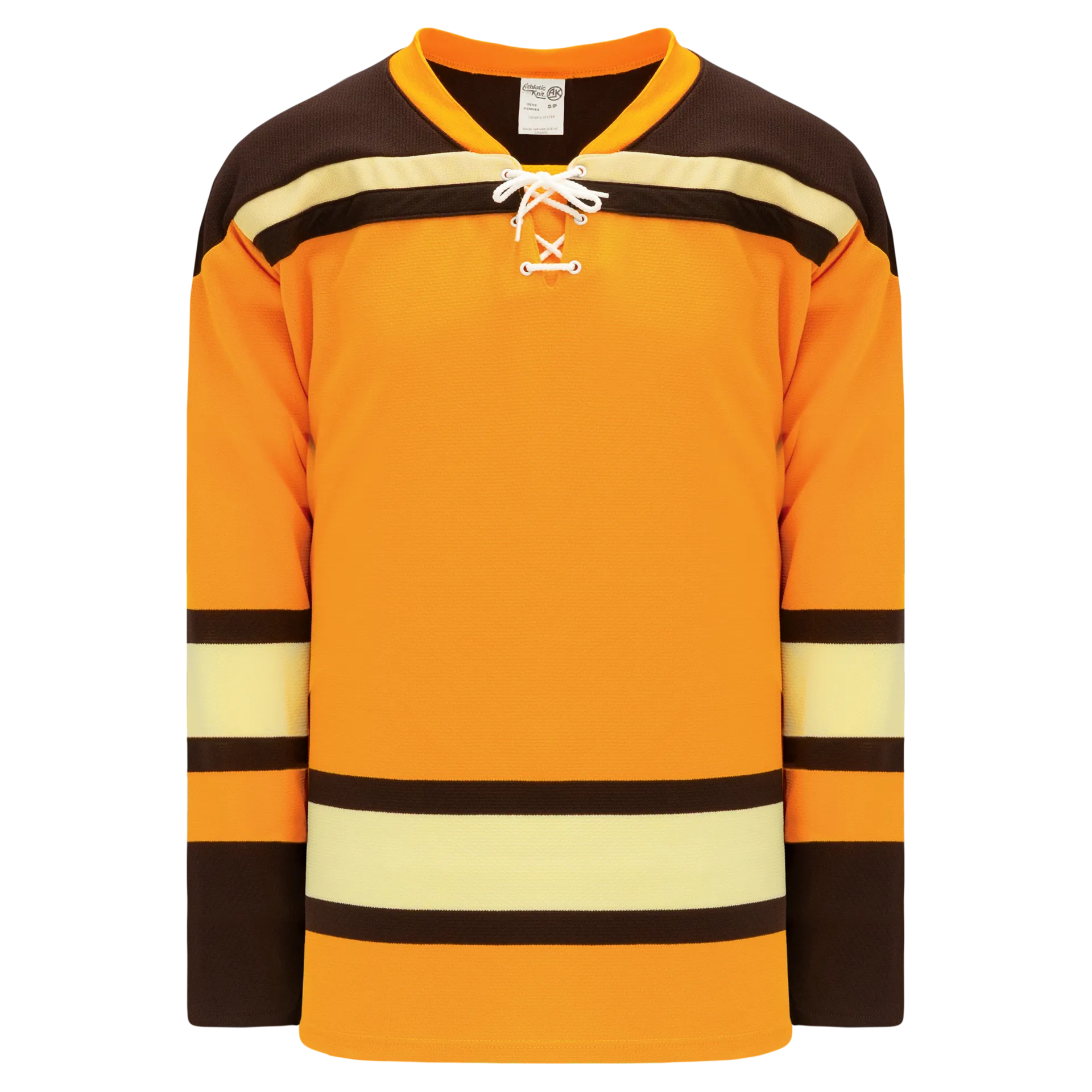 Athletic Knit (AK) H550BKA-BOS291BK Pro Series - Adult Knitted Boston Bruins Winter Classic Gold Hockey Jersey