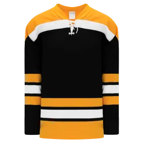 Athletic Knit (AK) H550BKA-BOS398BK Pro Series - Adult Knitted Vintage Boston Bruins Black Hockey Jersey