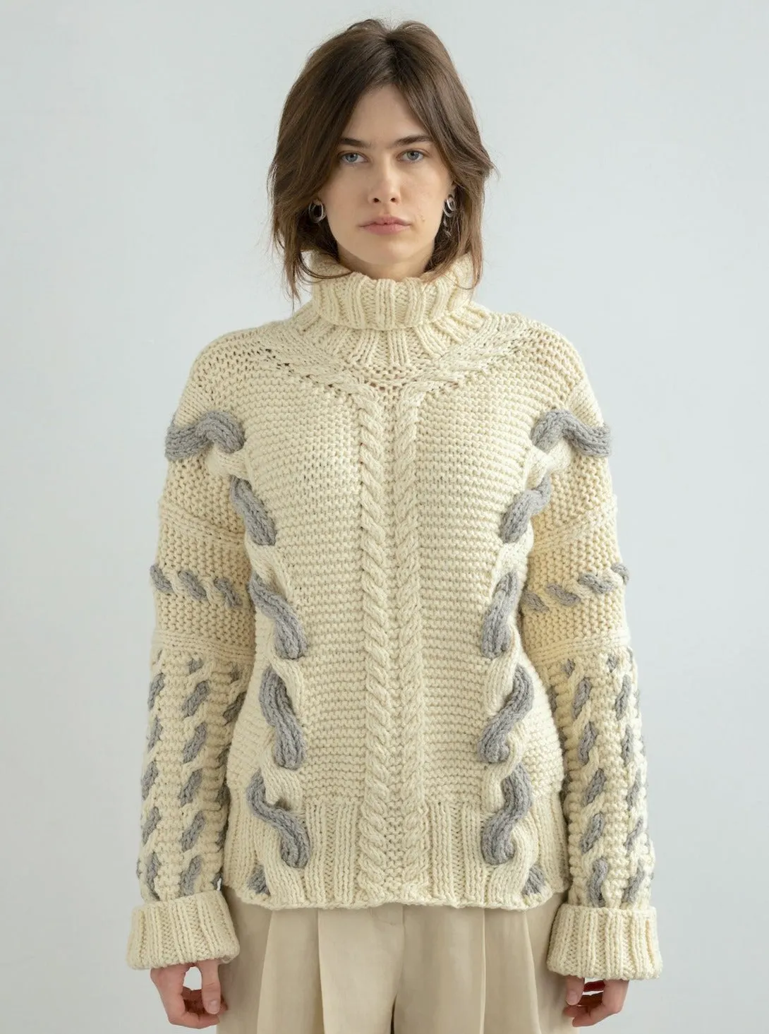 Barbora Turtleneck - White