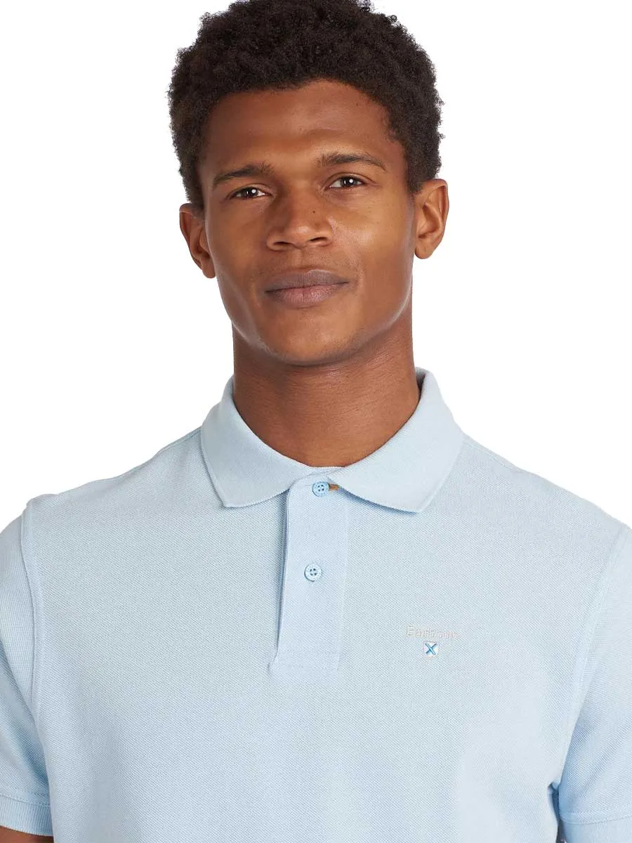 BARBOUR Sports Polo Shirt - Men's - Sky