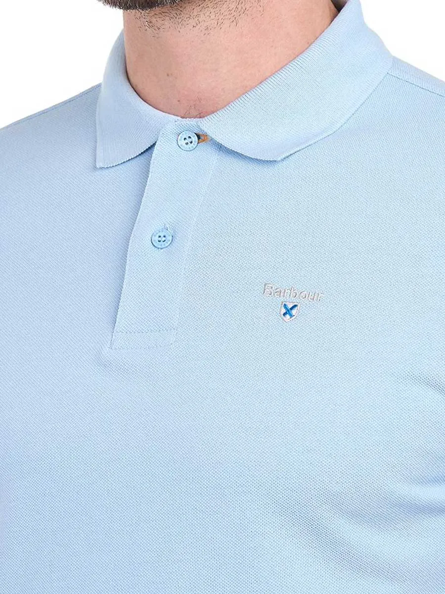 BARBOUR Sports Polo Shirt - Men's - Sky