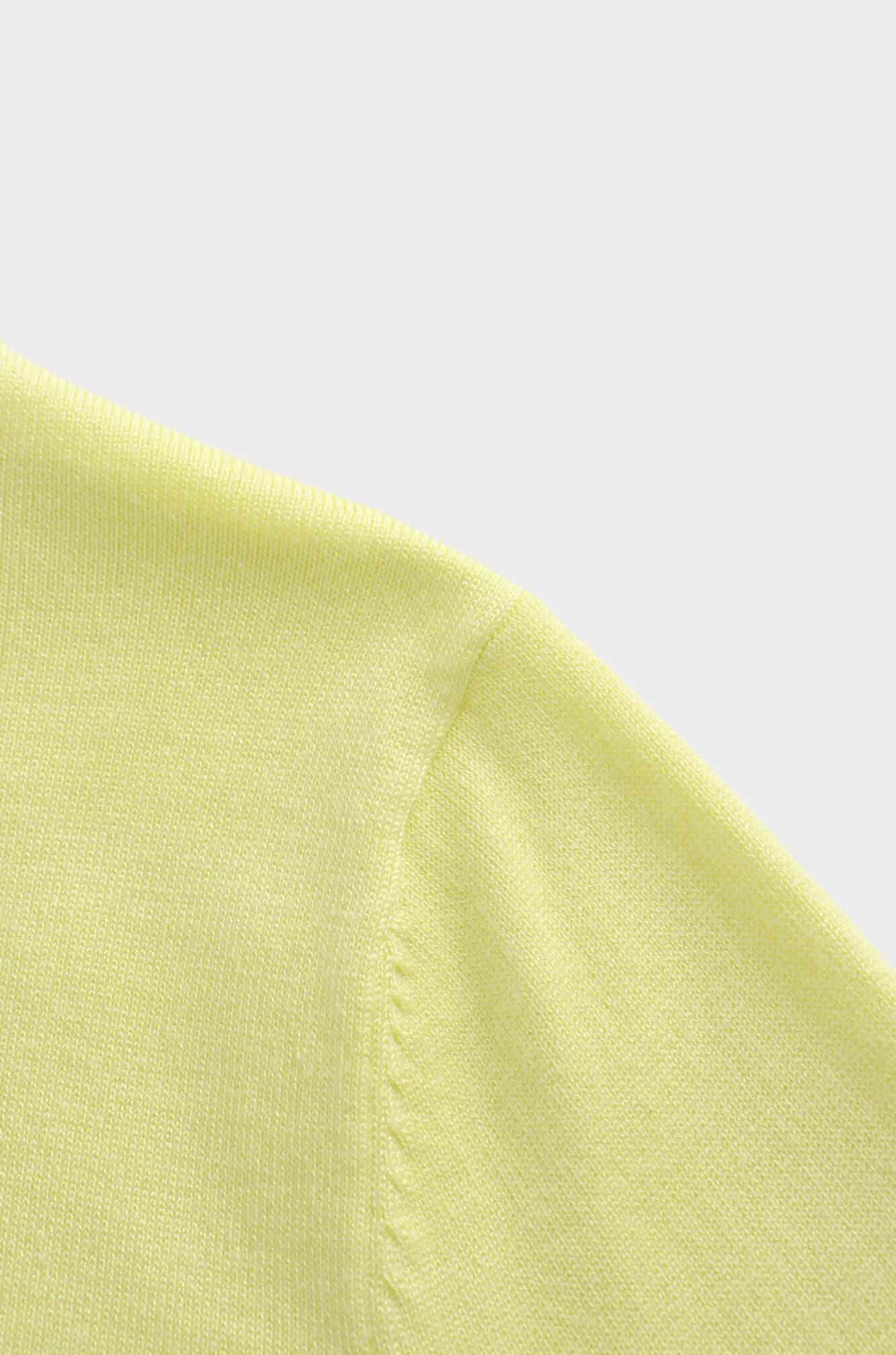 Basic Crew Sweater 3Q-Yellow