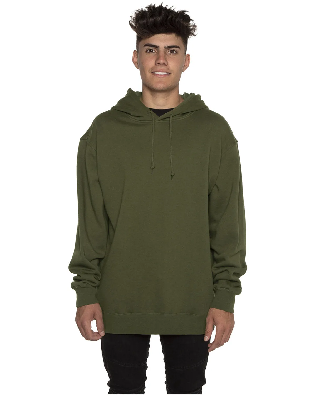 Beimar Men's Side Pocket Mid-Weight Hooded Pullover