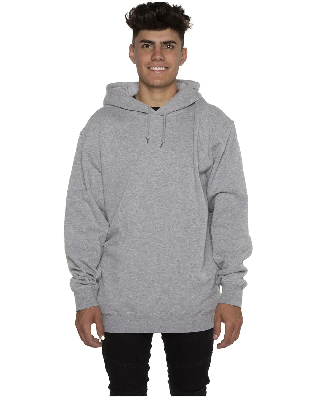 Beimar Men's Side Pocket Mid-Weight Hooded Pullover