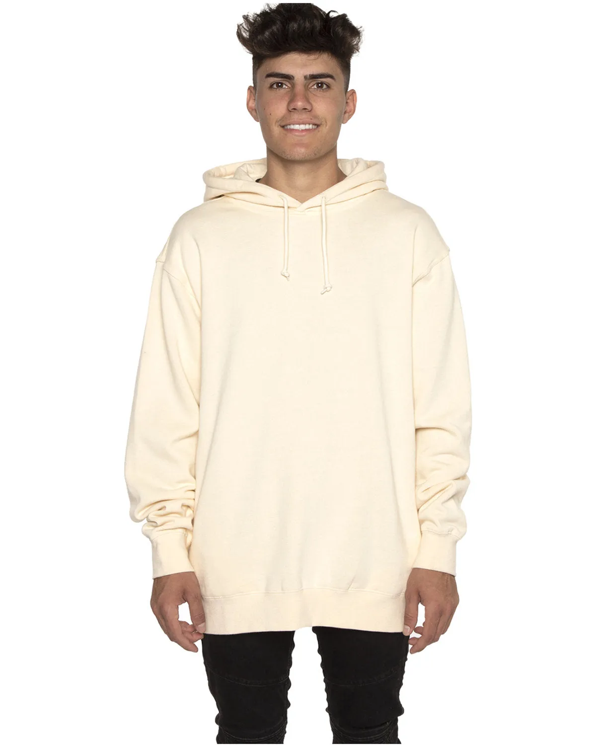 Beimar Men's Side Pocket Mid-Weight Hooded Pullover