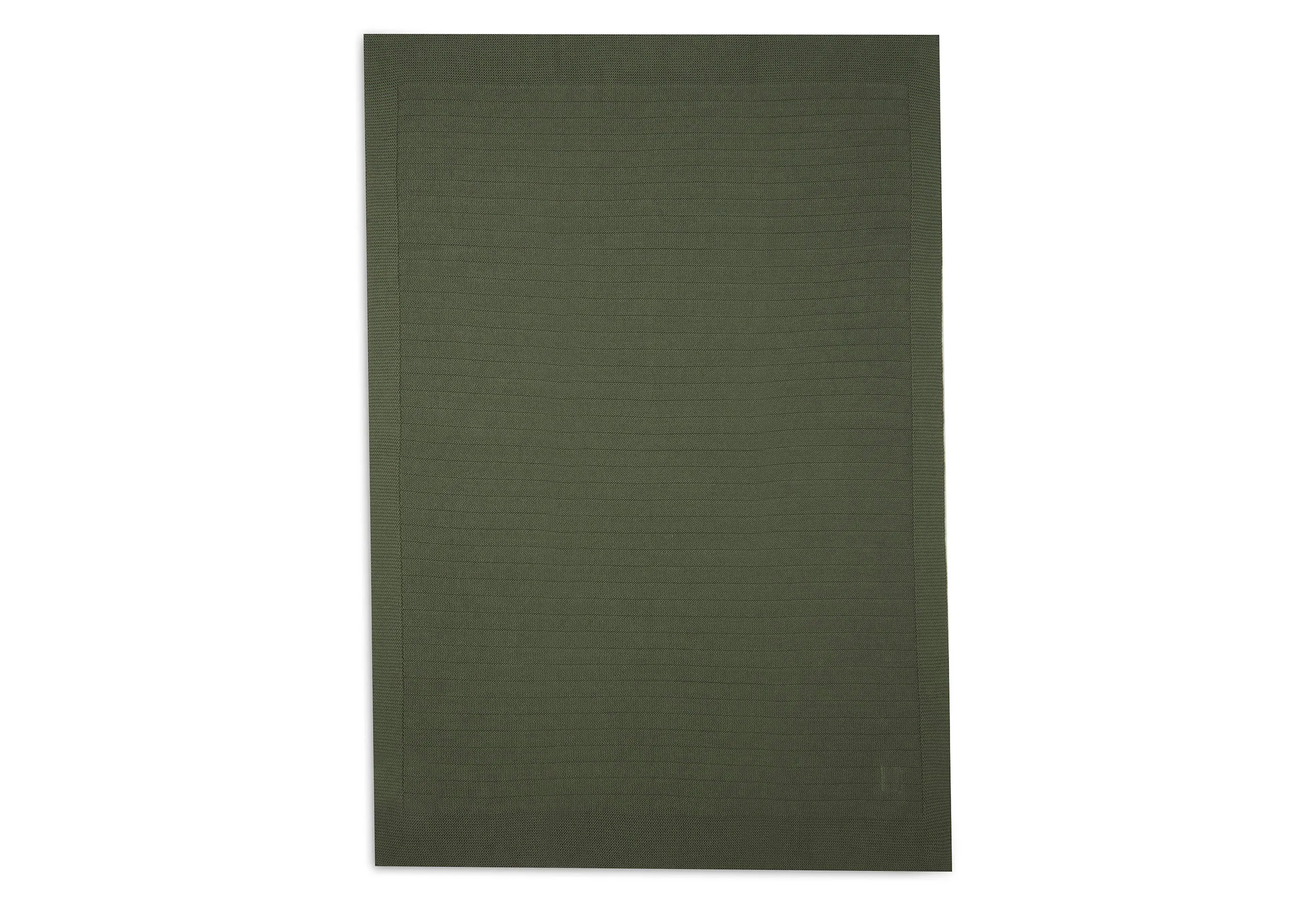 Blanket Cradle 75x100cm Pure Knit Leaf Green - GOTS