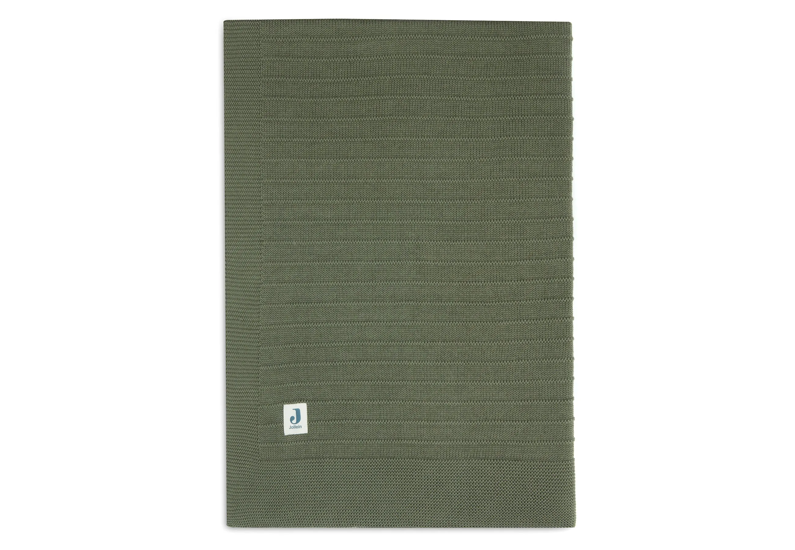 Blanket Cradle 75x100cm Pure Knit Leaf Green - GOTS