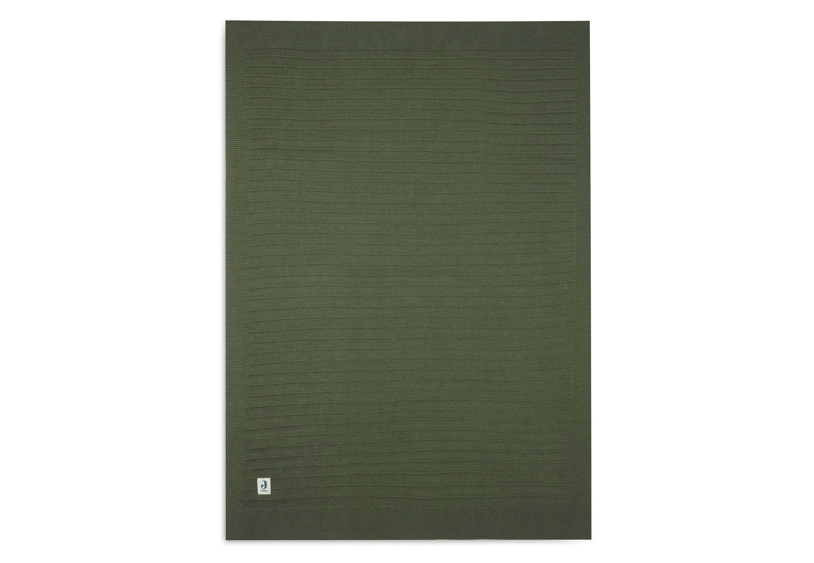 Blanket Cradle 75x100cm Pure Knit Leaf Green - GOTS