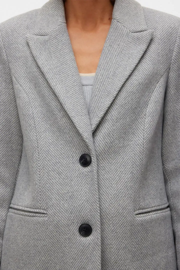 Blaza Herringbone Coat