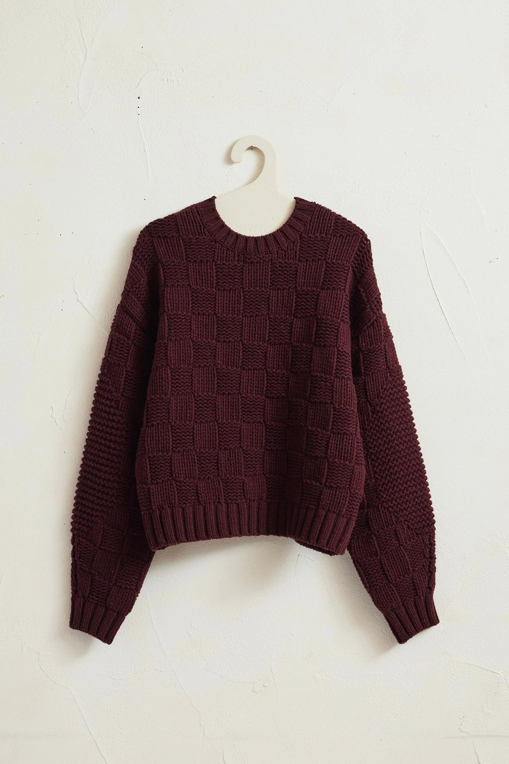 Block Knit Top