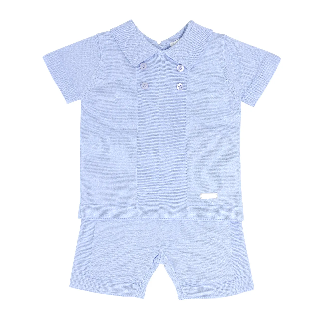 blues baby -  2 piece knitted top and short set, BB0276