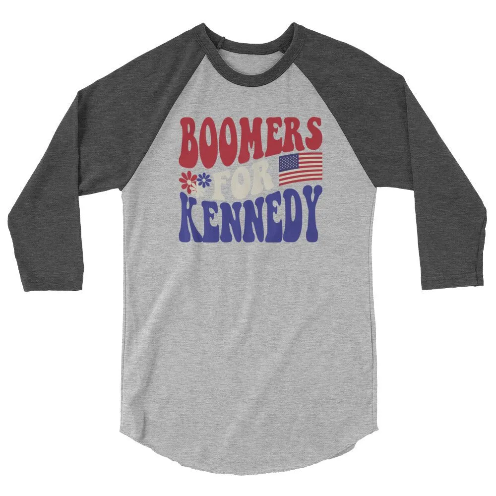 Boomers for Kennedy 3/4 Sleeve Raglan Shirt