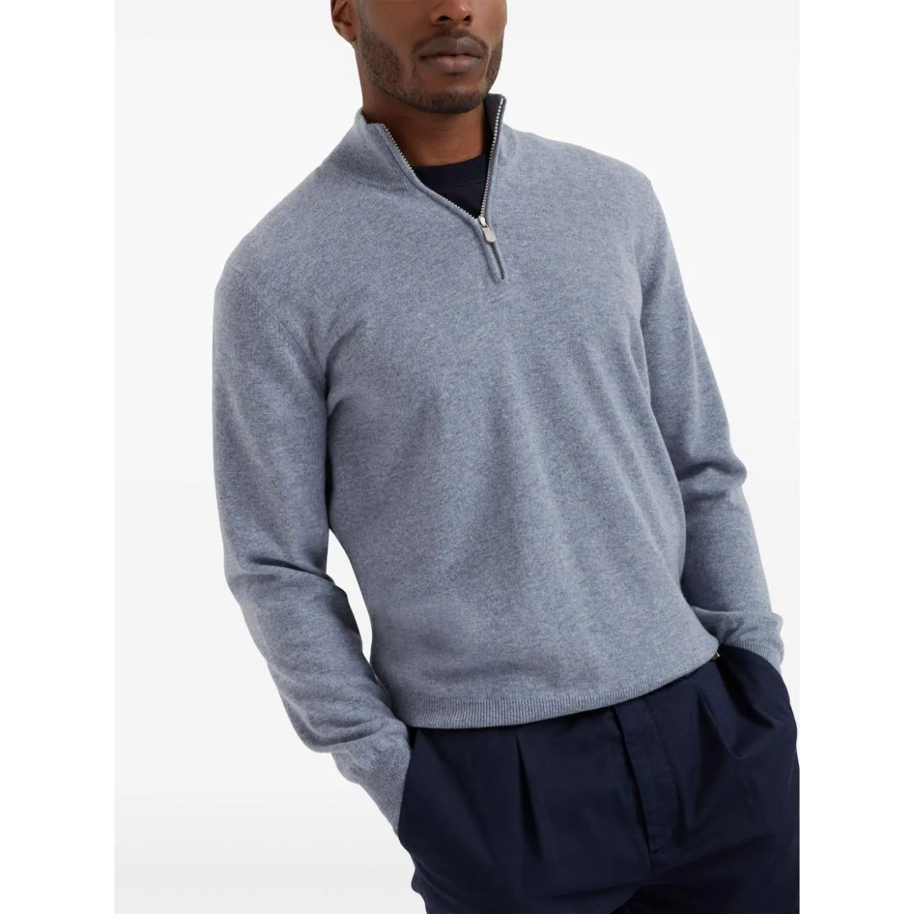 Brunello Cucinelli Sweaters Clear Blue