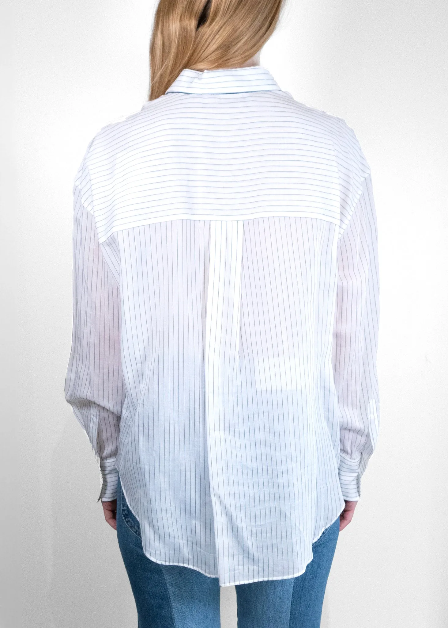 Brunello Cucinelli White Button-Down Shirt