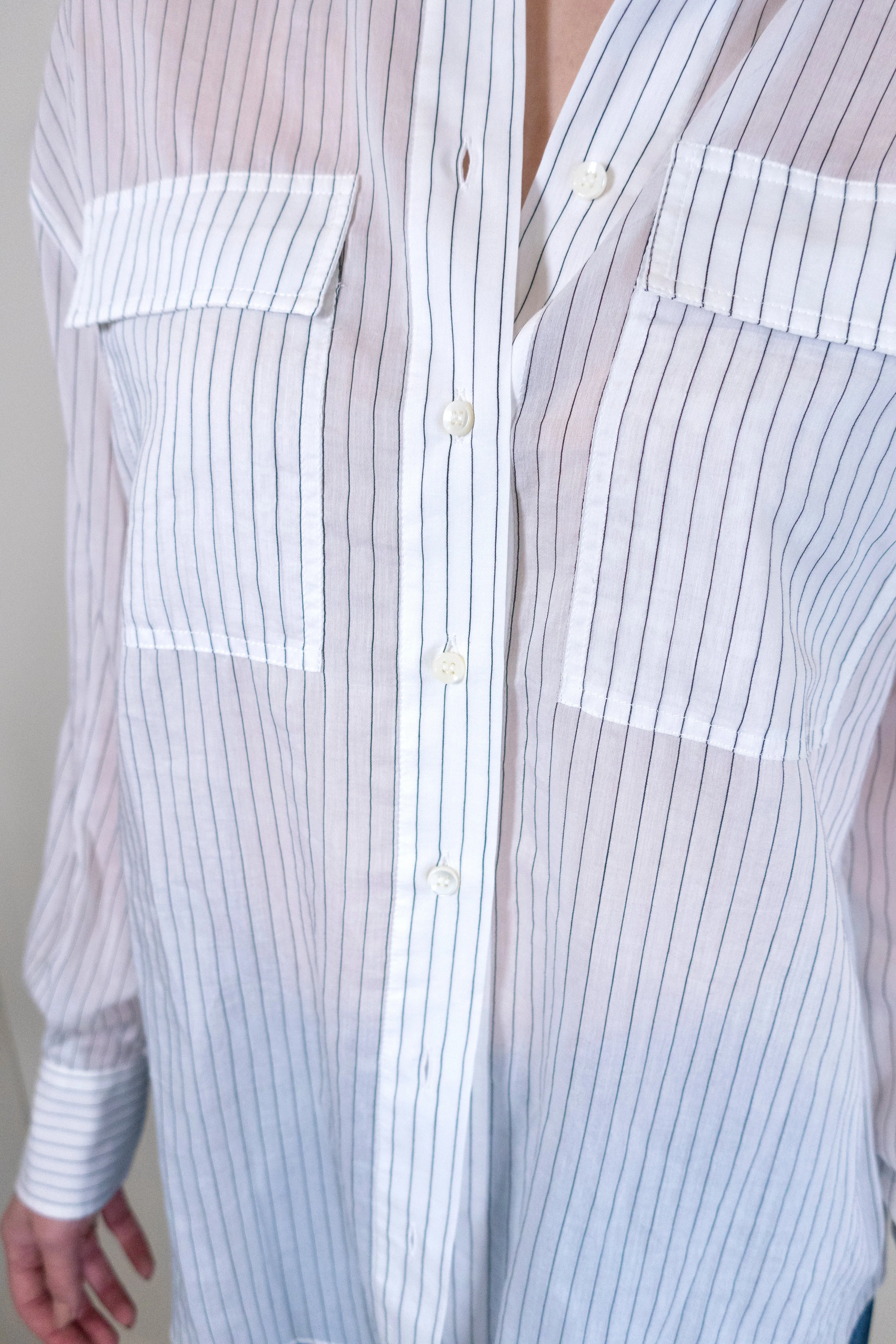 Brunello Cucinelli White Button-Down Shirt