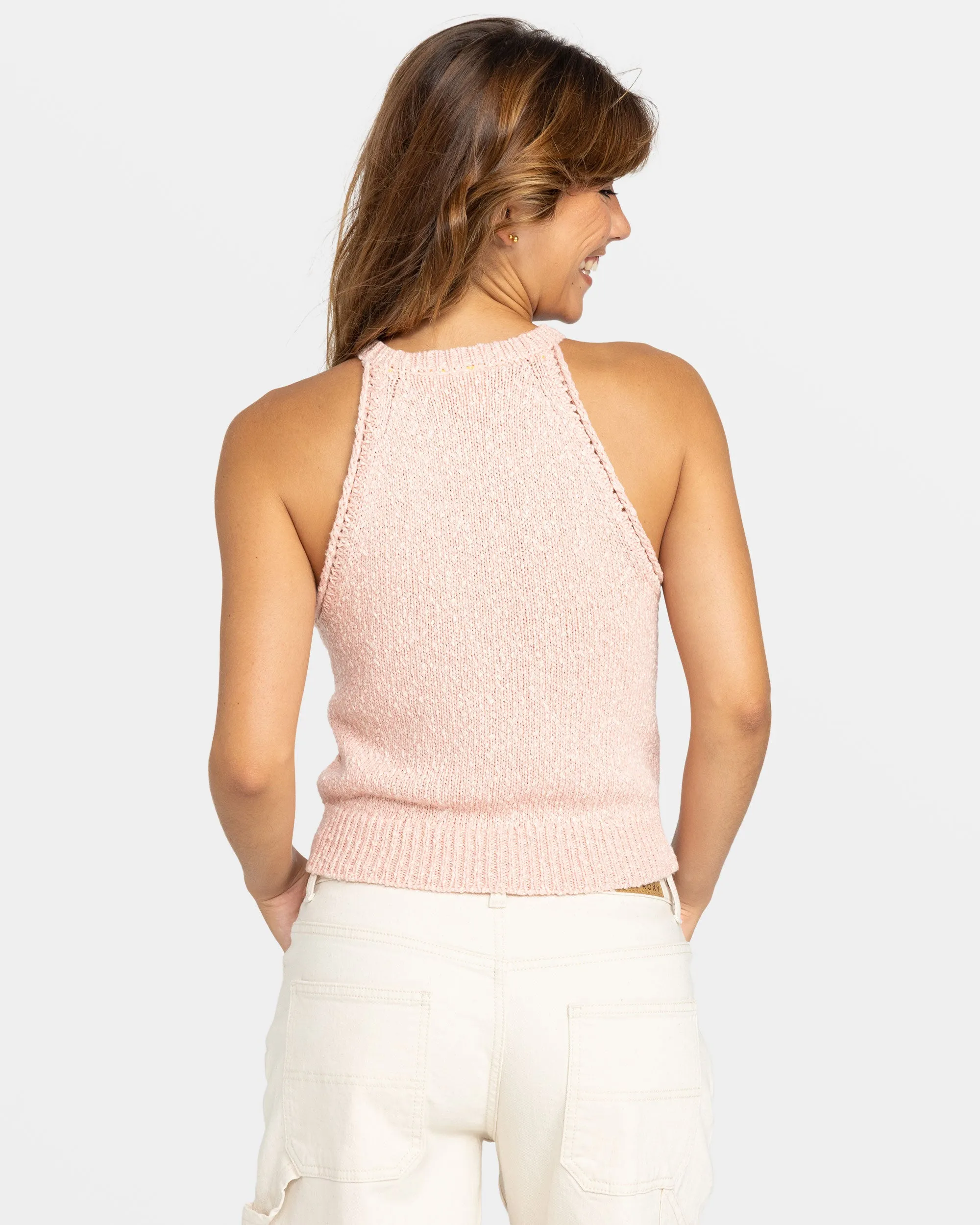 Cactus Fields Sweater Tank - Terra Cotta