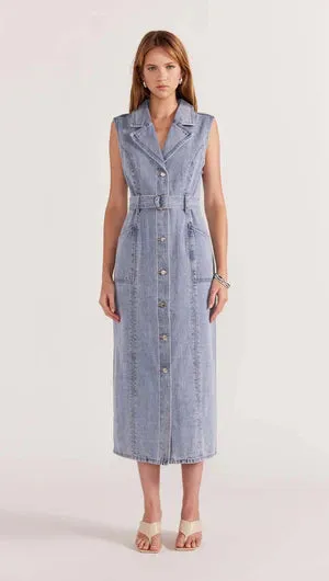 Calla Denim Midi Dress