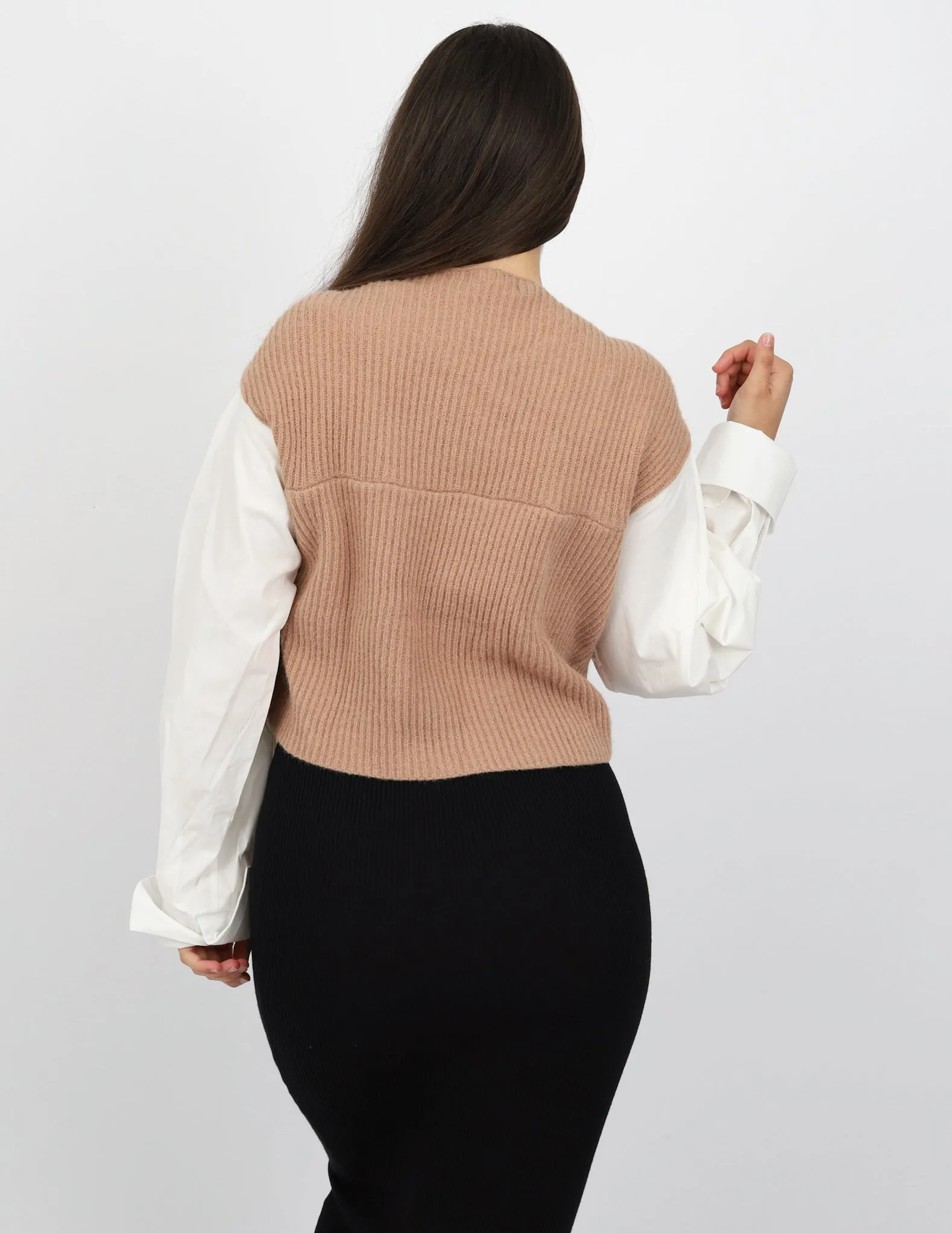 Calliope Crossover Knit Top