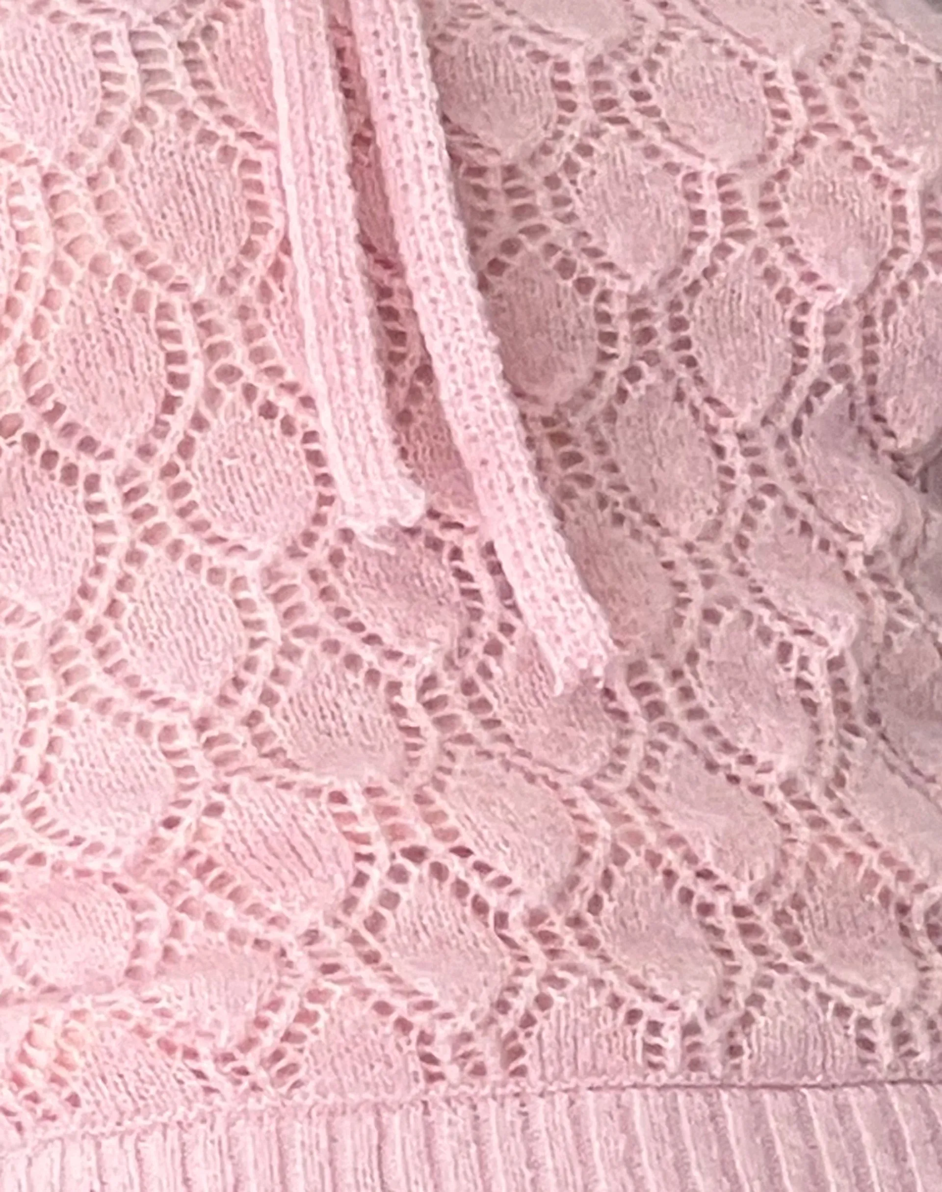 Canita Knitted Tube Top in Ballet Pink