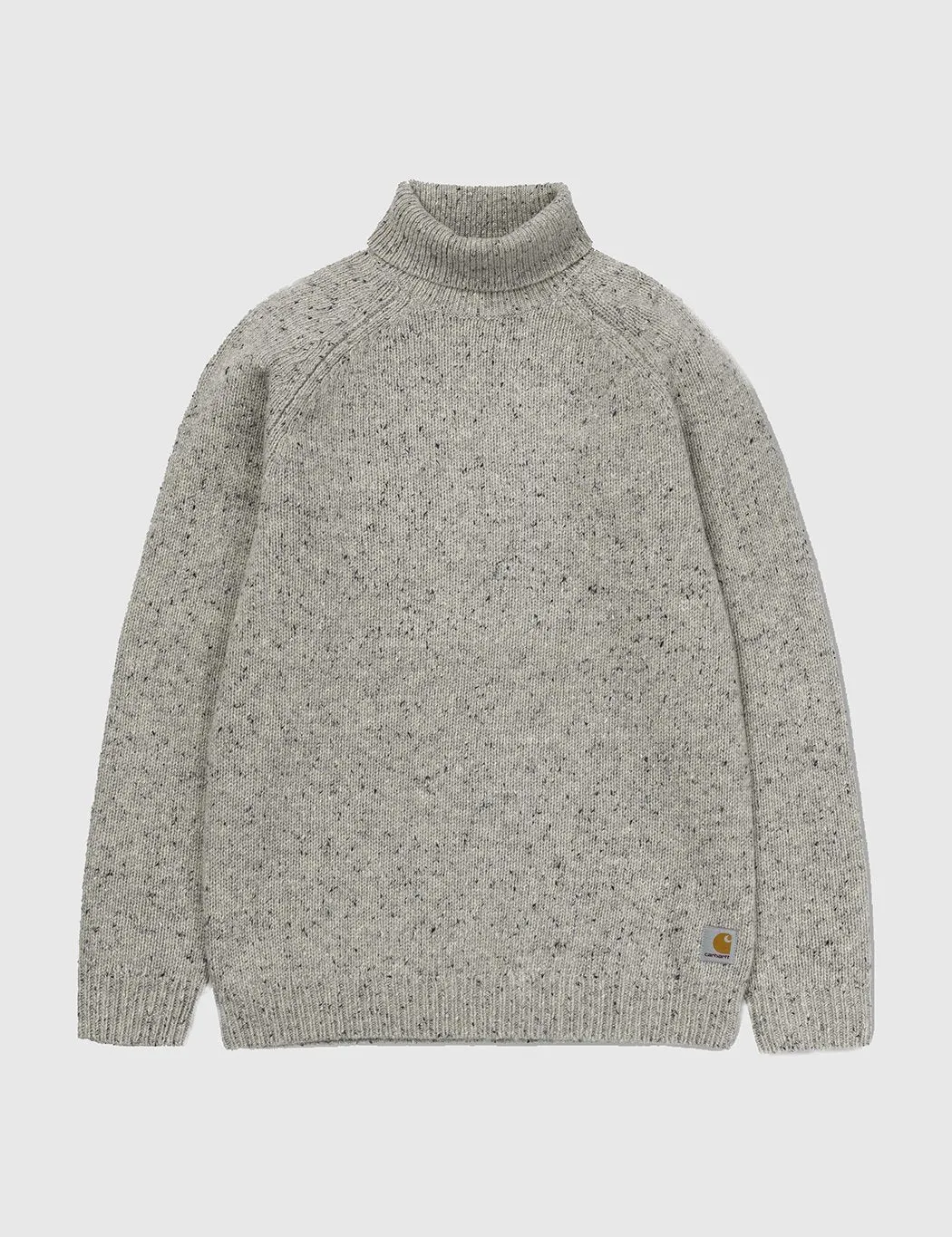 Carhartt Anglistic Turtleneck Knit Jumper - Grey