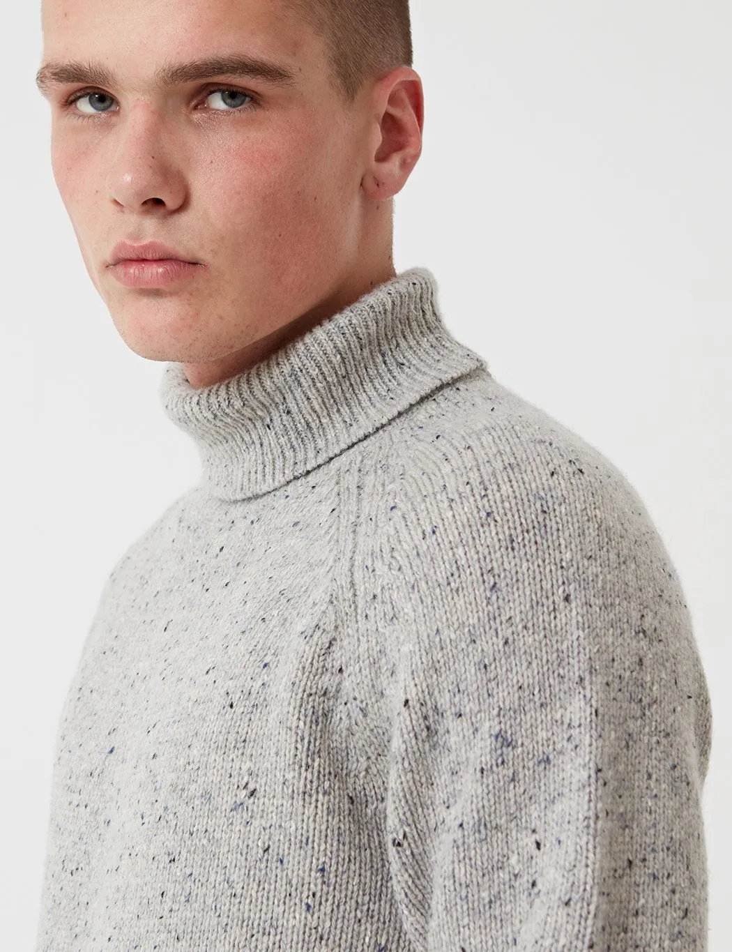 Carhartt Anglistic Turtleneck Knit Jumper - Grey