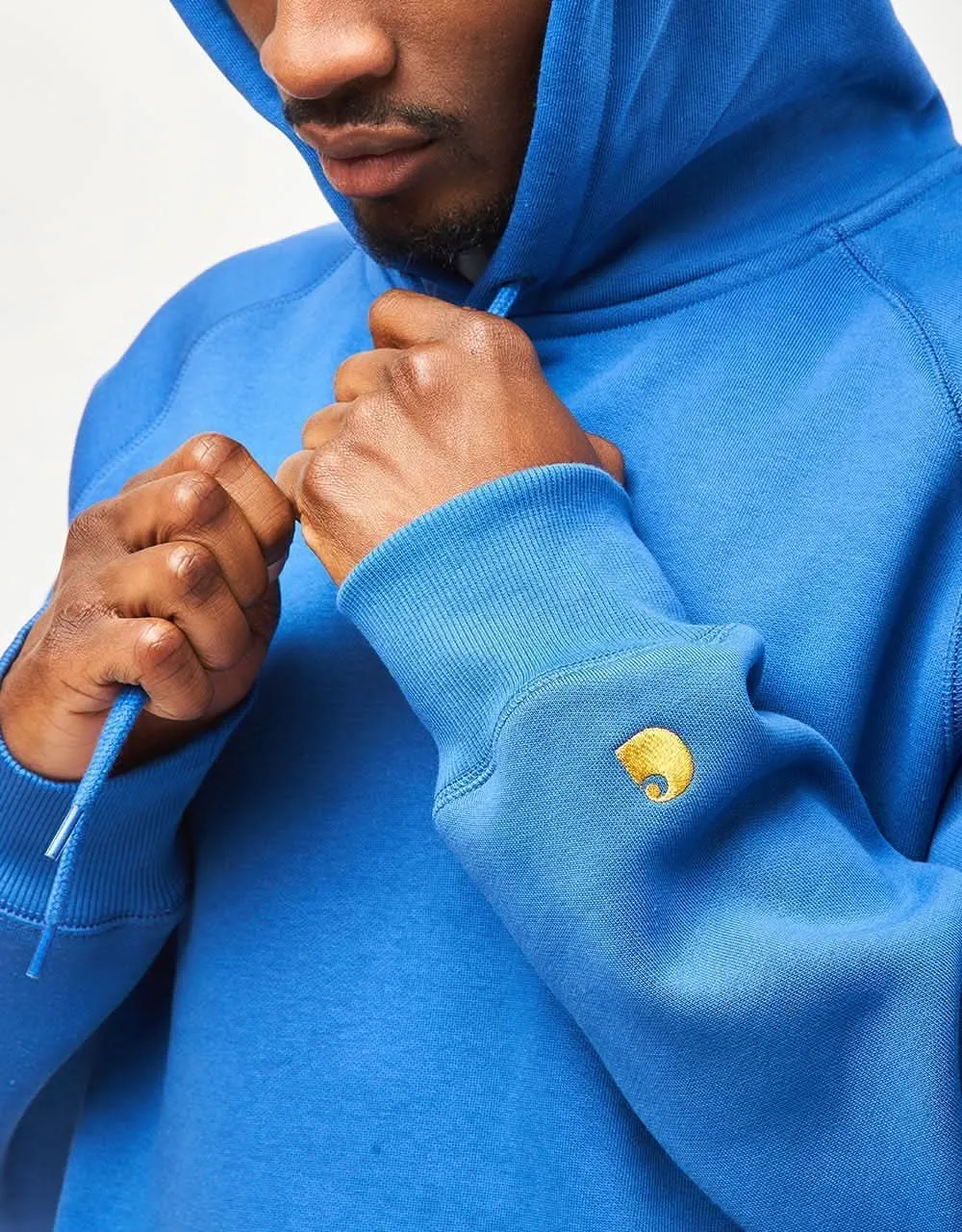 Carhartt WIP Hooded Chase Sweatshirt - Acapulco/Gold