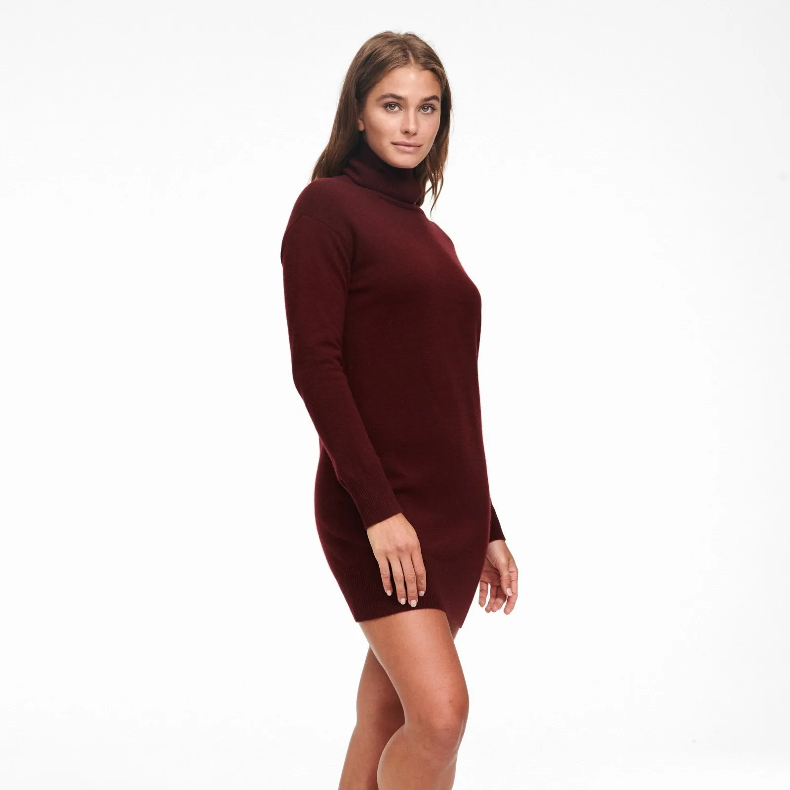 Cashmere Turtleneck Dress