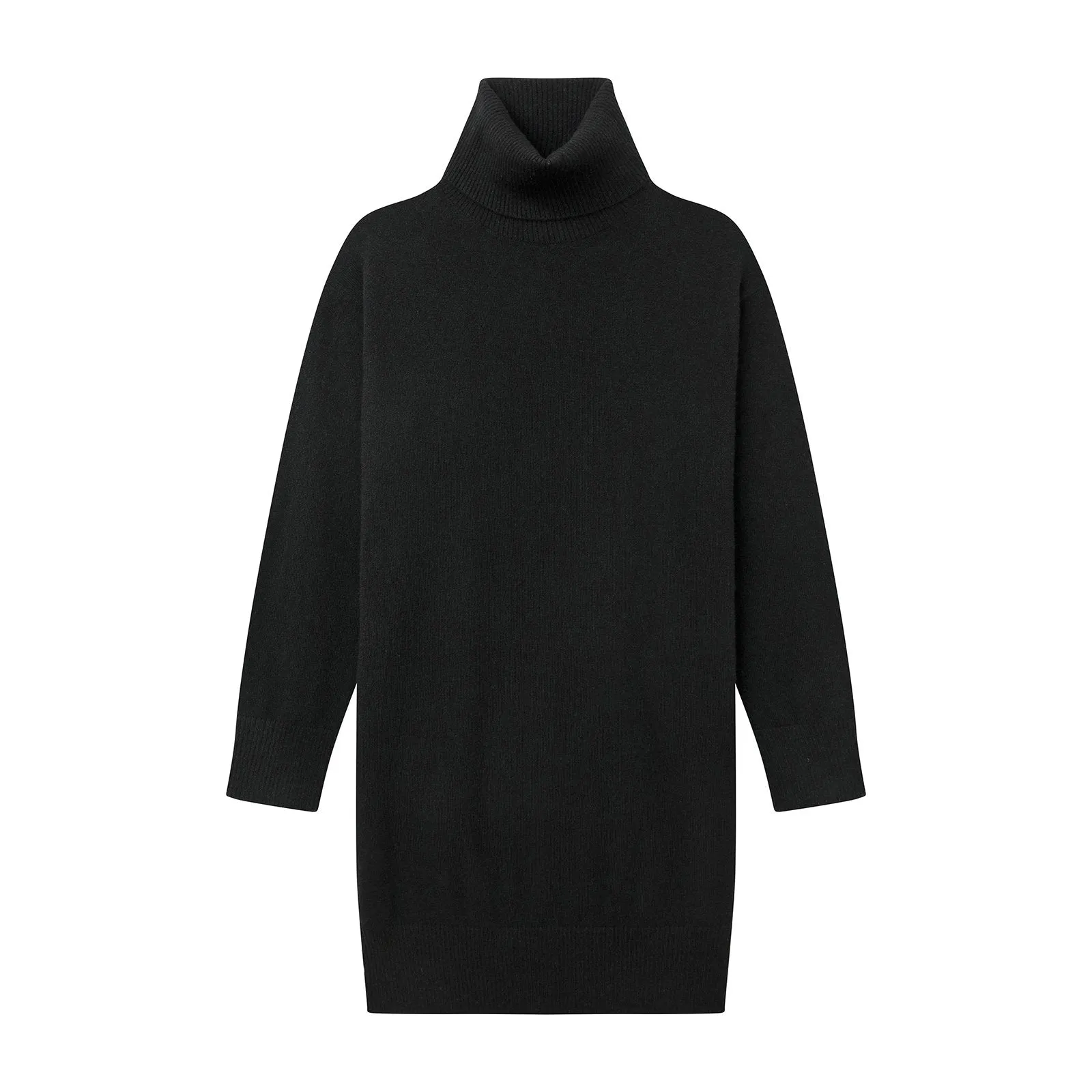 Cashmere Turtleneck Dress