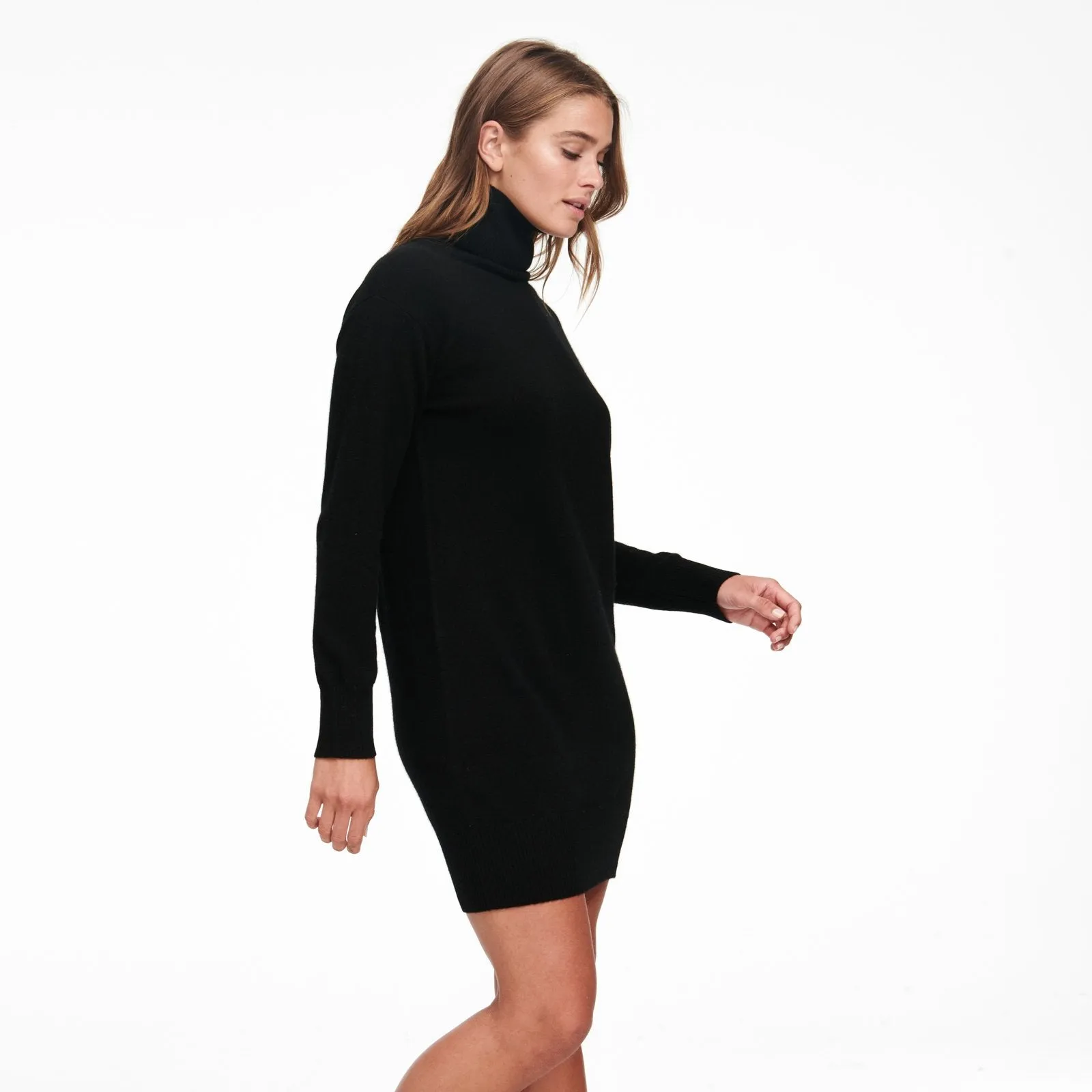 Cashmere Turtleneck Dress