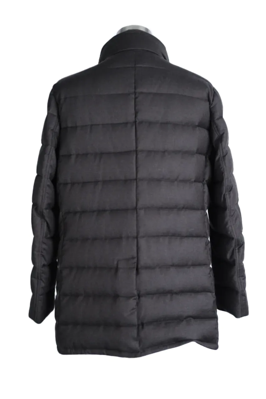 Cashmere-Wool Puffer Jacket