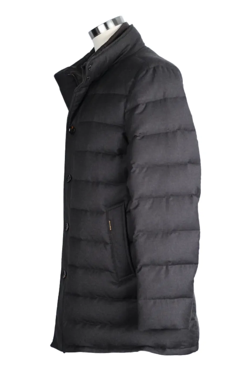 Cashmere-Wool Puffer Jacket