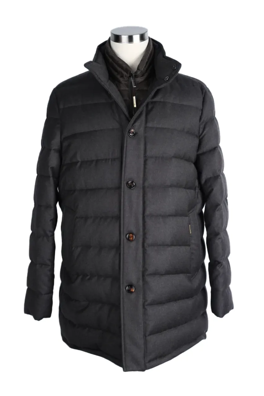 Cashmere-Wool Puffer Jacket