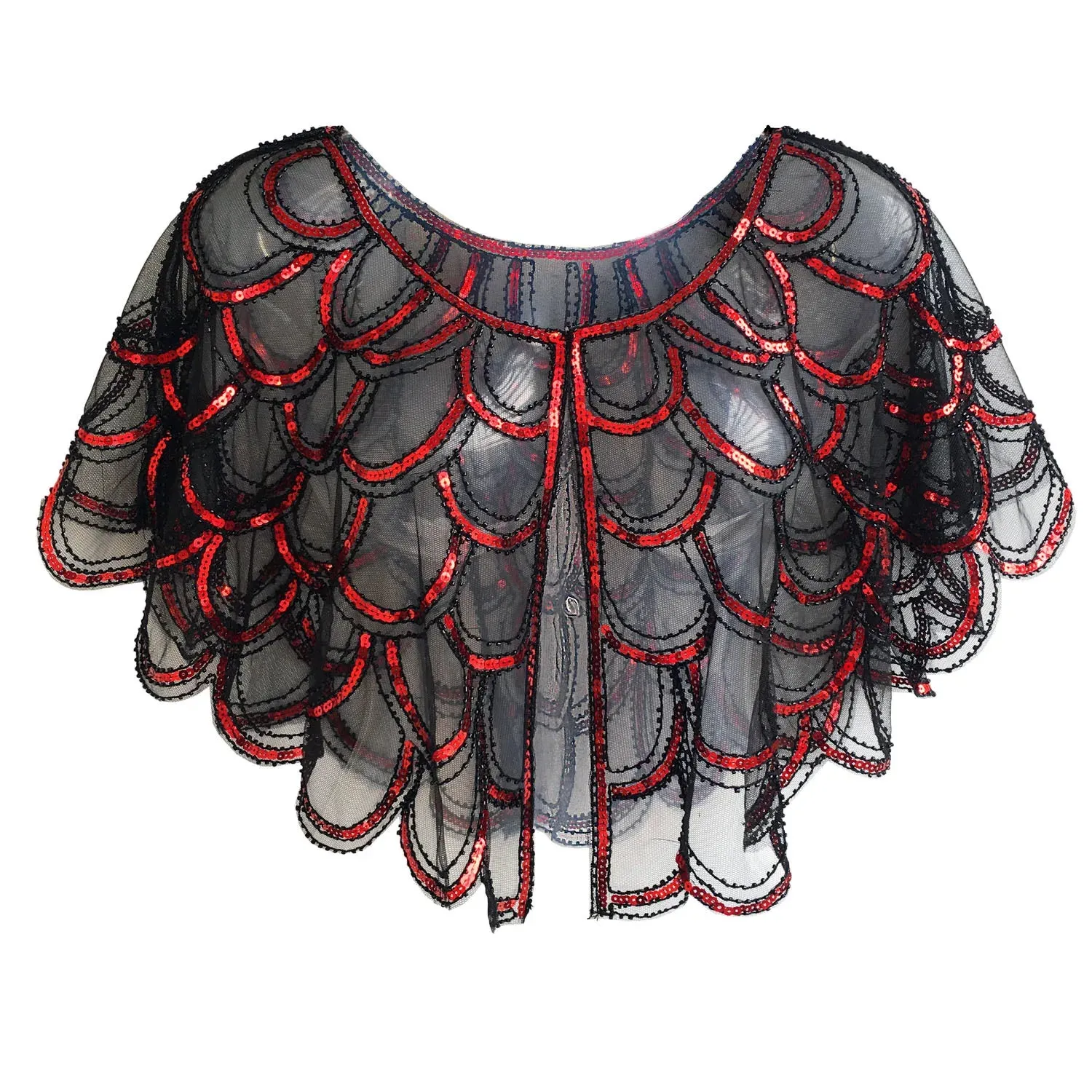 Celestial Party Flapper Cape Shrug