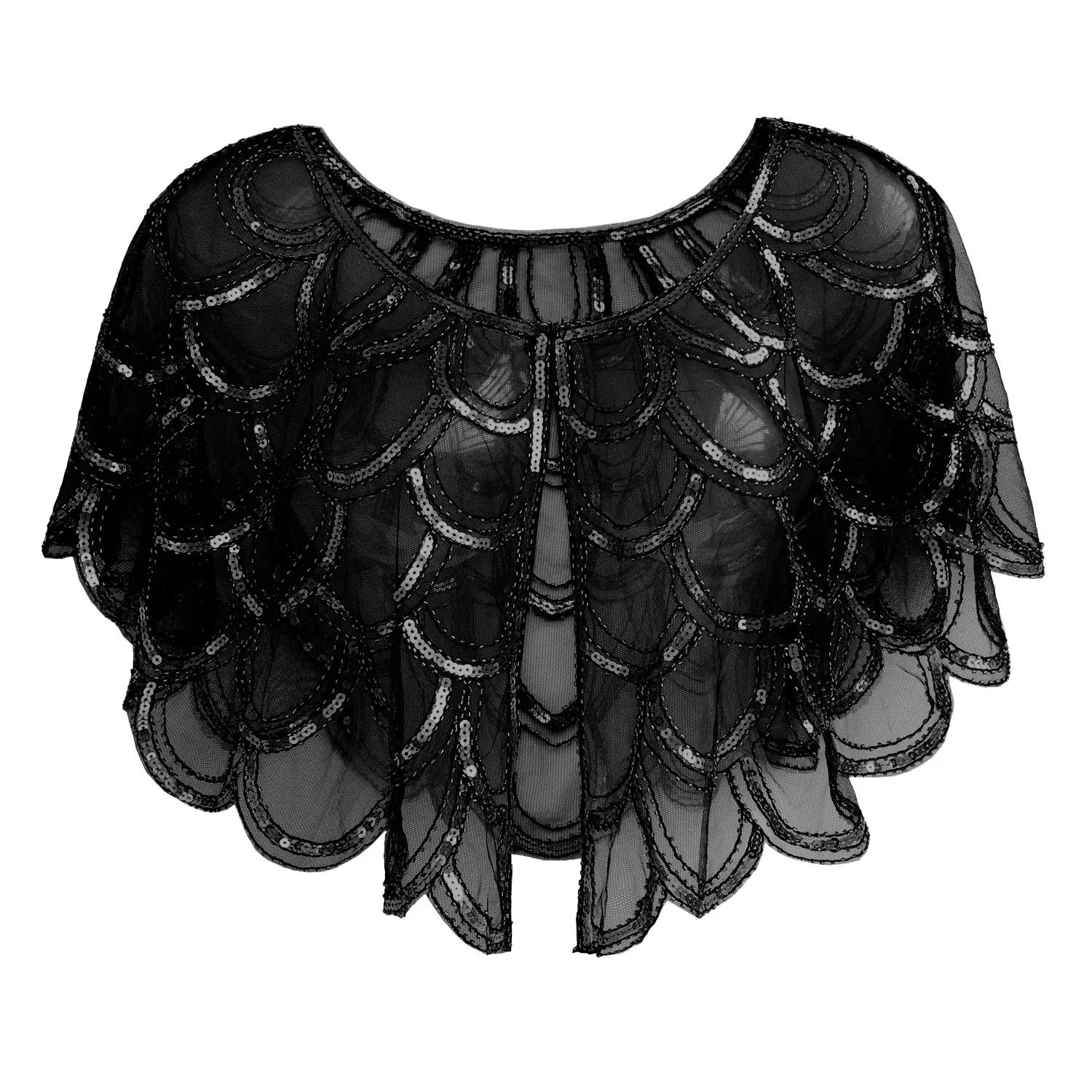 Celestial Party Flapper Cape Shrug