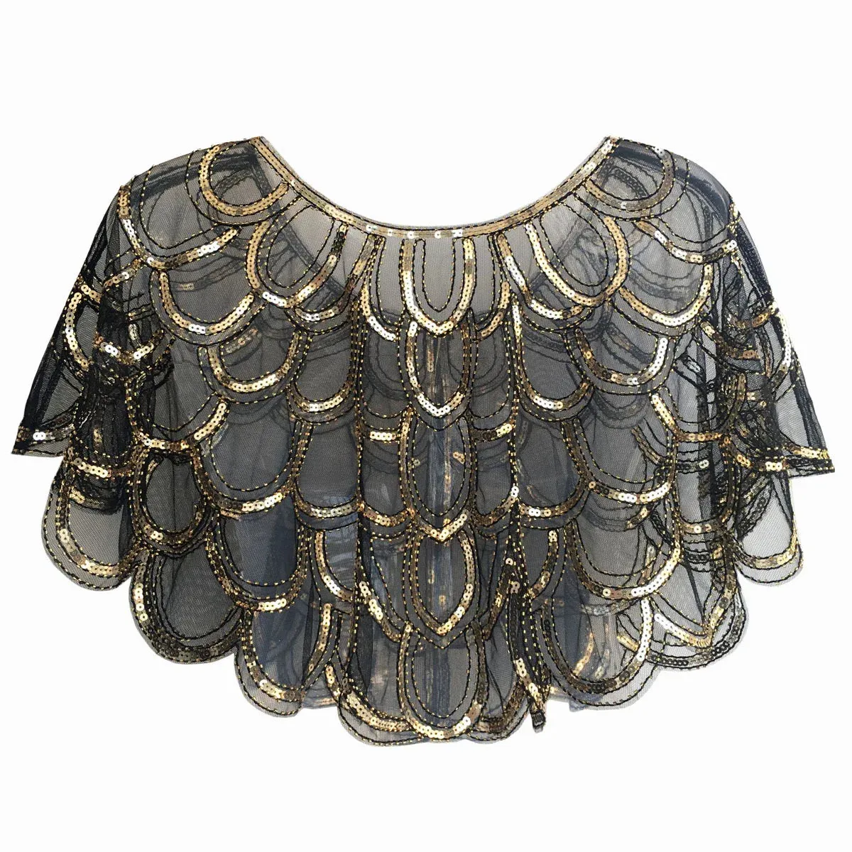 Celestial Party Flapper Cape Shrug