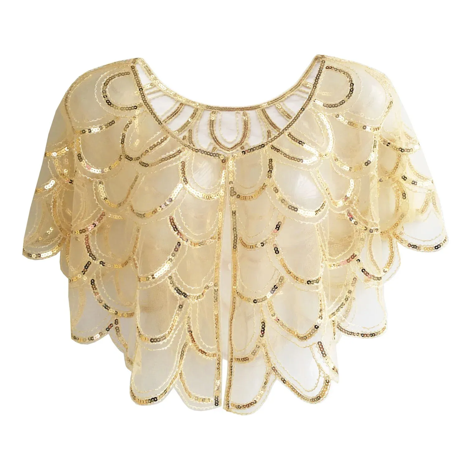 Celestial Party Flapper Cape Shrug