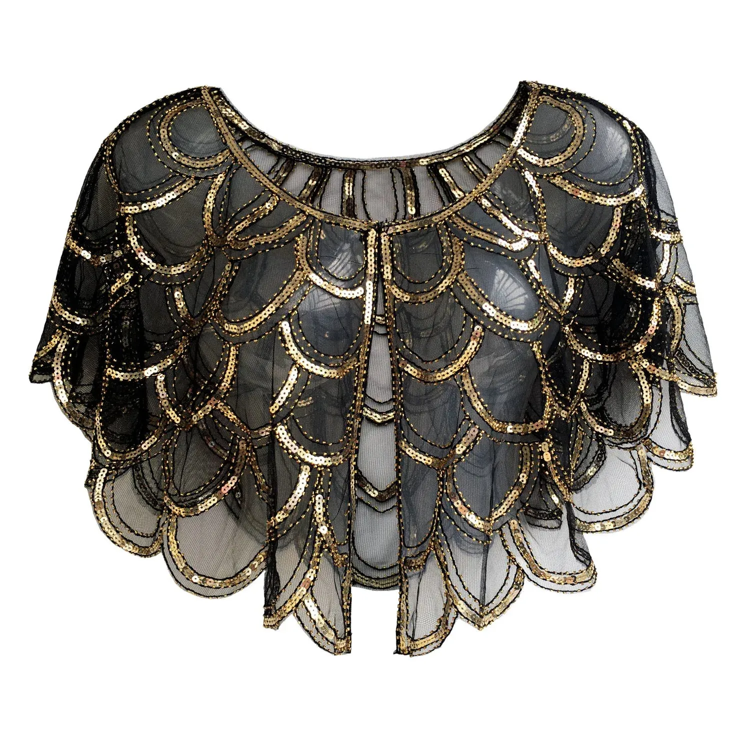 Celestial Party Flapper Cape Shrug