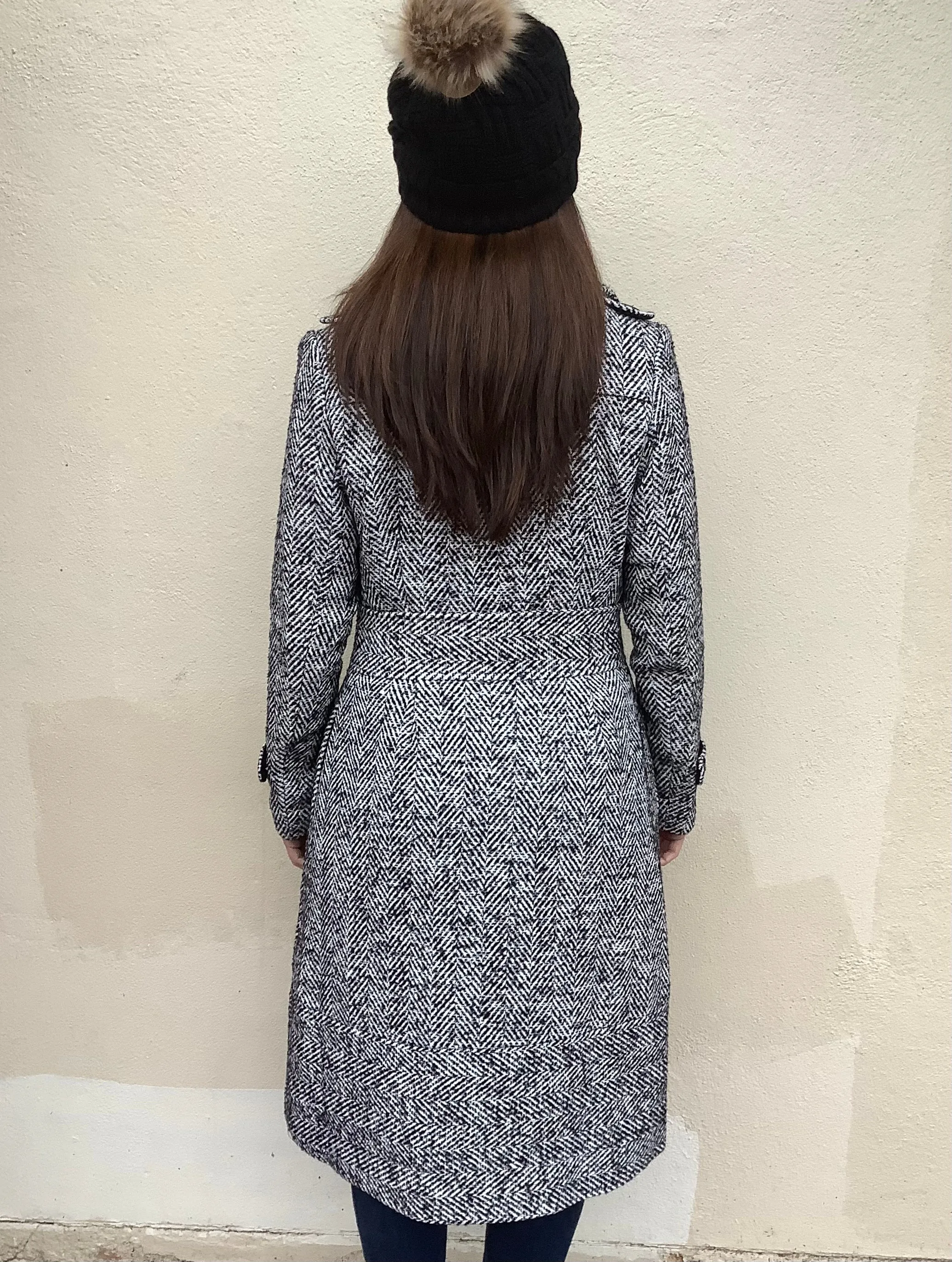 Charlotte Herringbone Coat