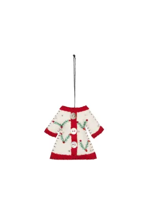 Christmas Coat Ornament White