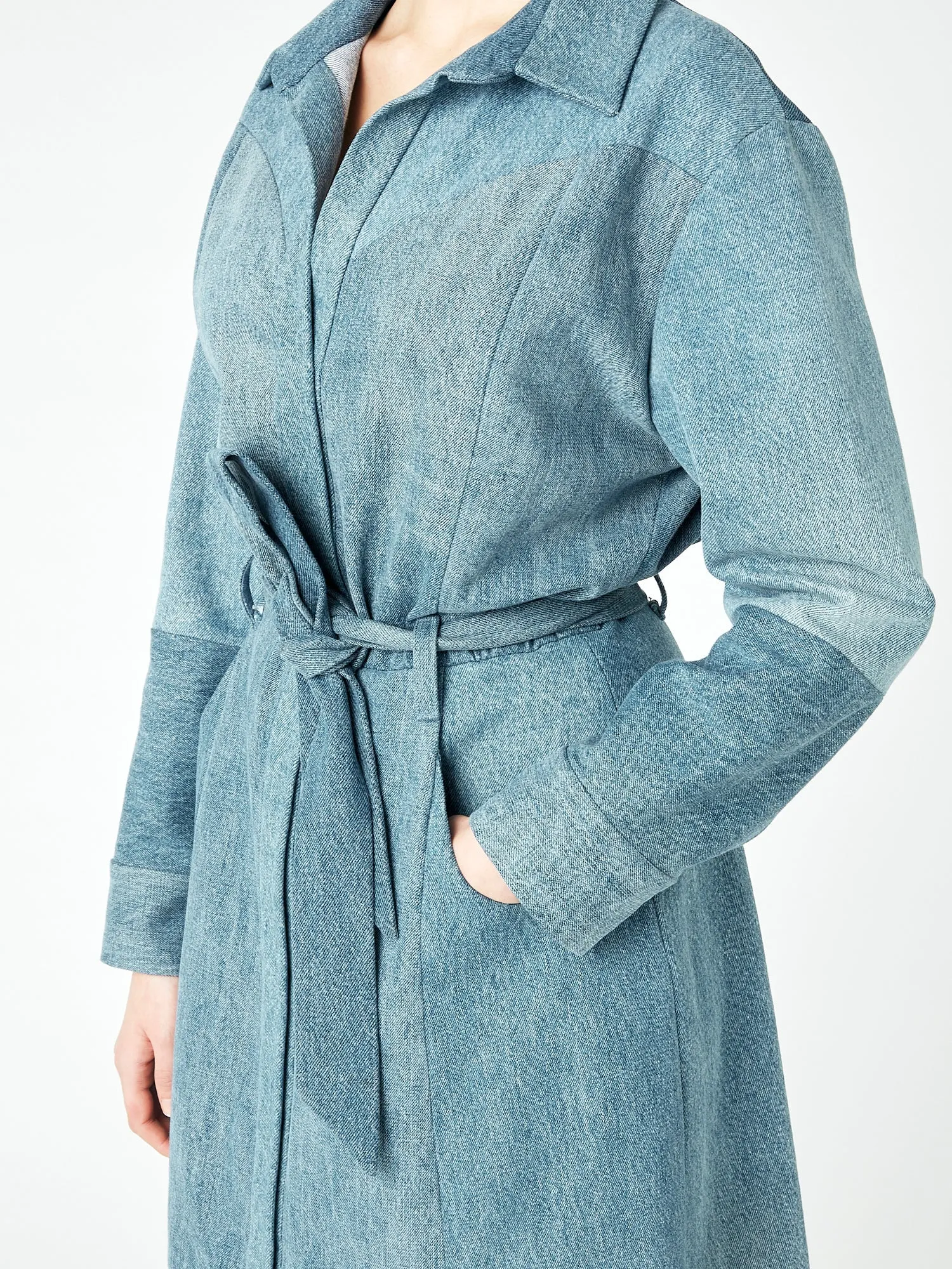 Classic Denim Dress Mid Blue