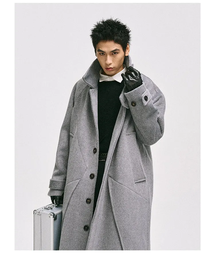 Clean Fit Casual Wool Coat