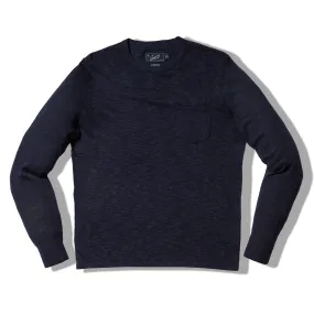 Cloud Cotton Sweater Crew - Navy